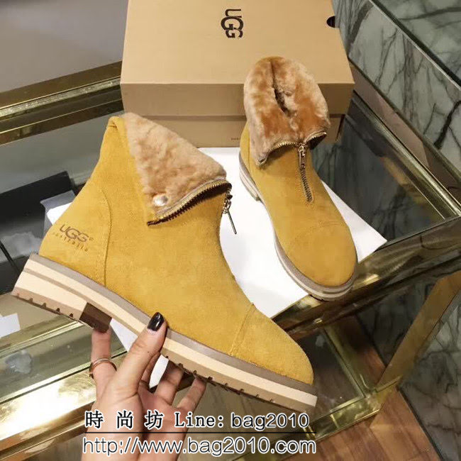 UGG 2018新款 獨家爆款 拉鏈翻毛 時尚保暖 雪地靴 QZS2619
